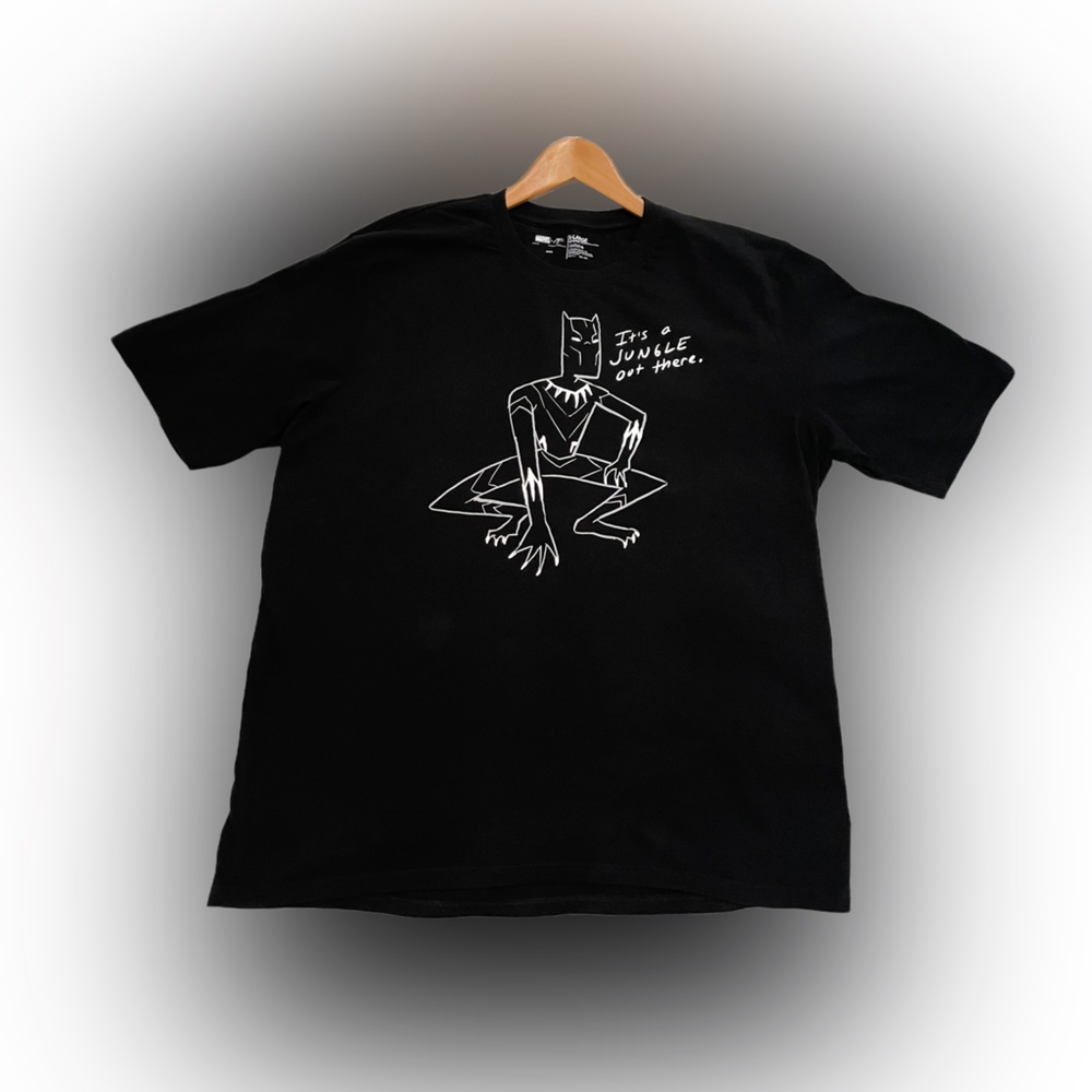 Marvel Black Panther T-Shirt Size:XL